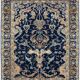 Iranian oriental carpet Kashan - handmade: 1.42 x 2.00 metres in Wool and Silk