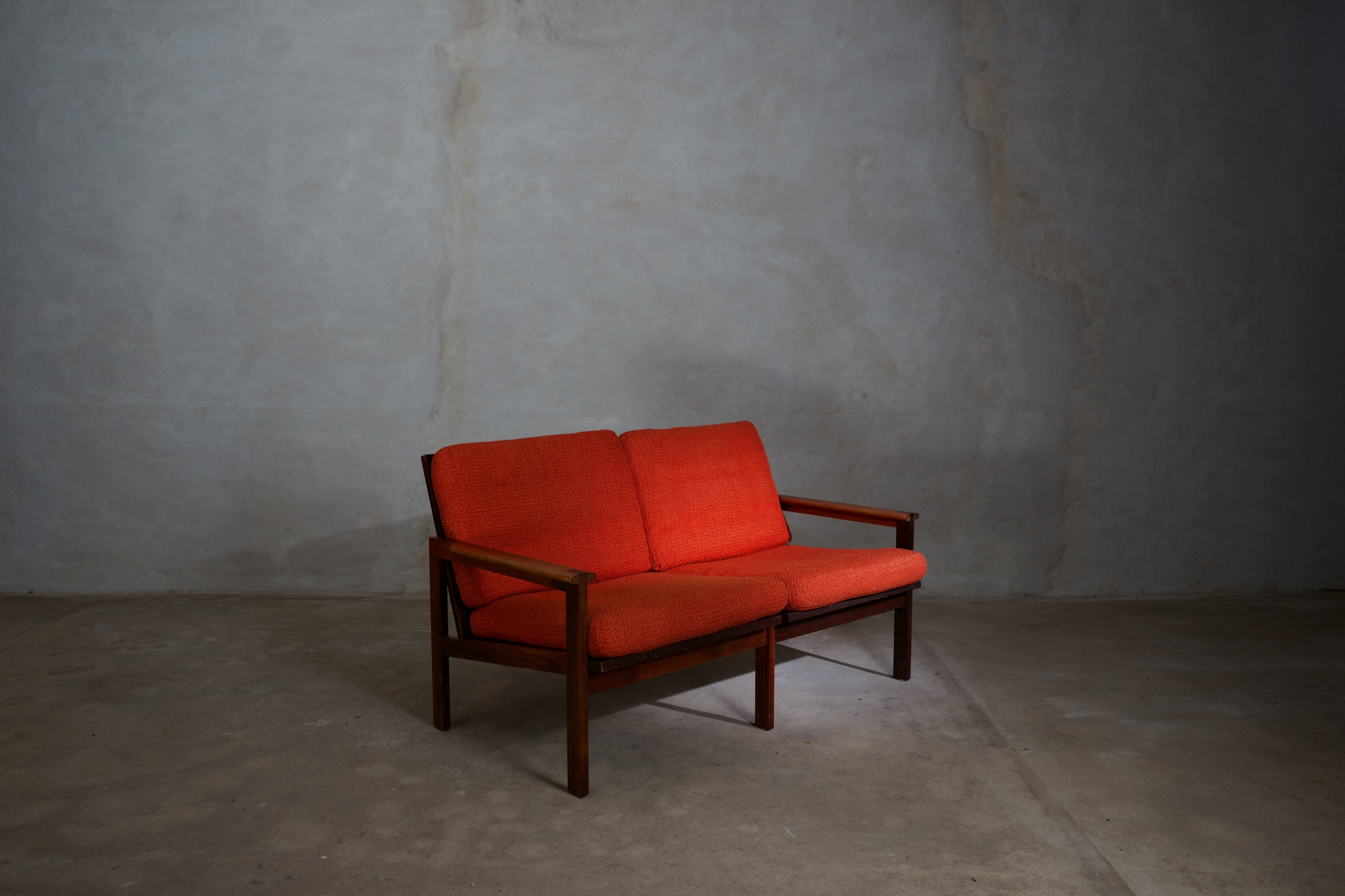 Scandinavian Modern Capella sofa by Illum Wikkelsø for N.Eilersen, Sweden, 1960`s