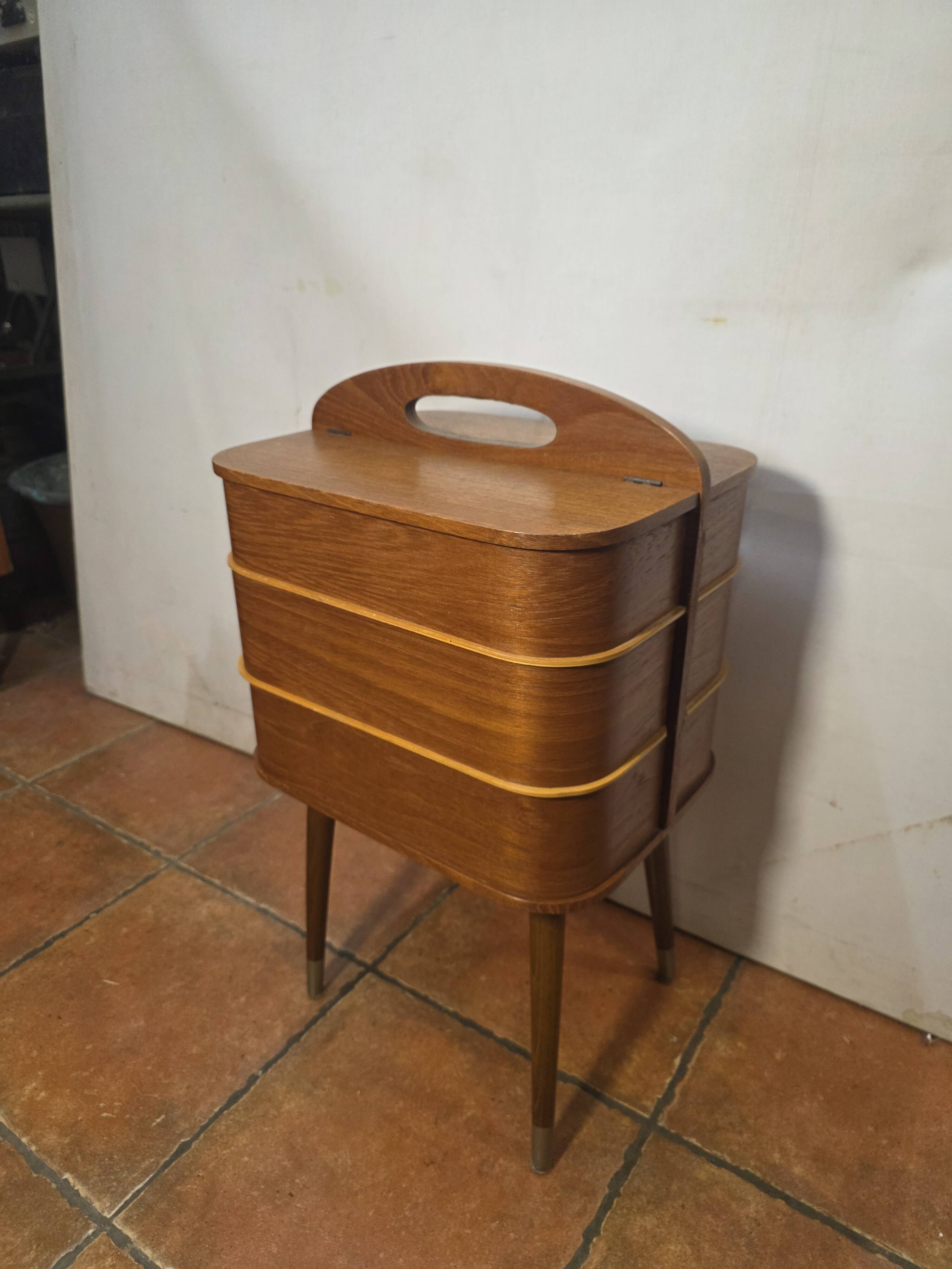 Scandinavian Teak Worker, Danish Design, 1960s