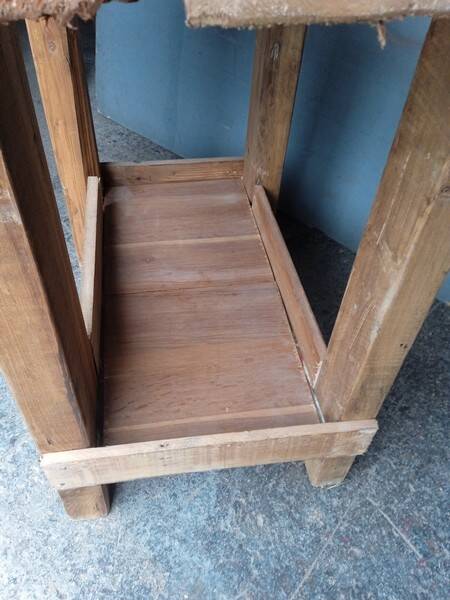 Workbench 90cm old solid wood