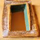 Miroir en céramique vintage années 50 60  Les Argonautes 13x16cm
