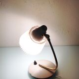 Bedside lamp with pleated day blinds, vintage 60