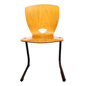 Chaise de cantine vintage
