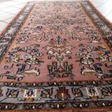 Tapis vintage Seraband à motifs floraux fait main