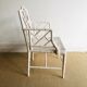 Armrest chair faux bamboo