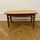 Table basse en chêne massif, travail français, années 1960