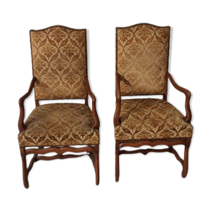 2 fauteuils os de mouton