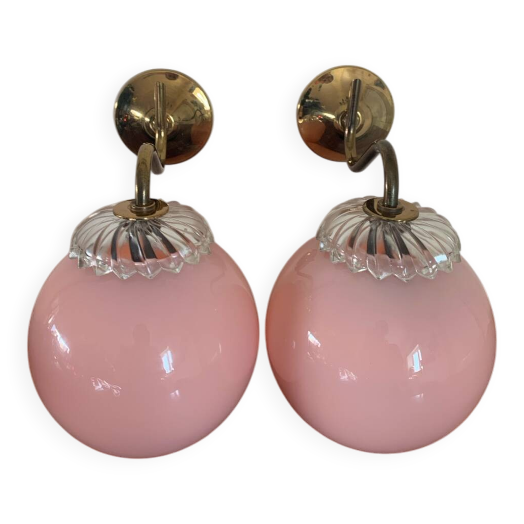Pair of antique wall lights