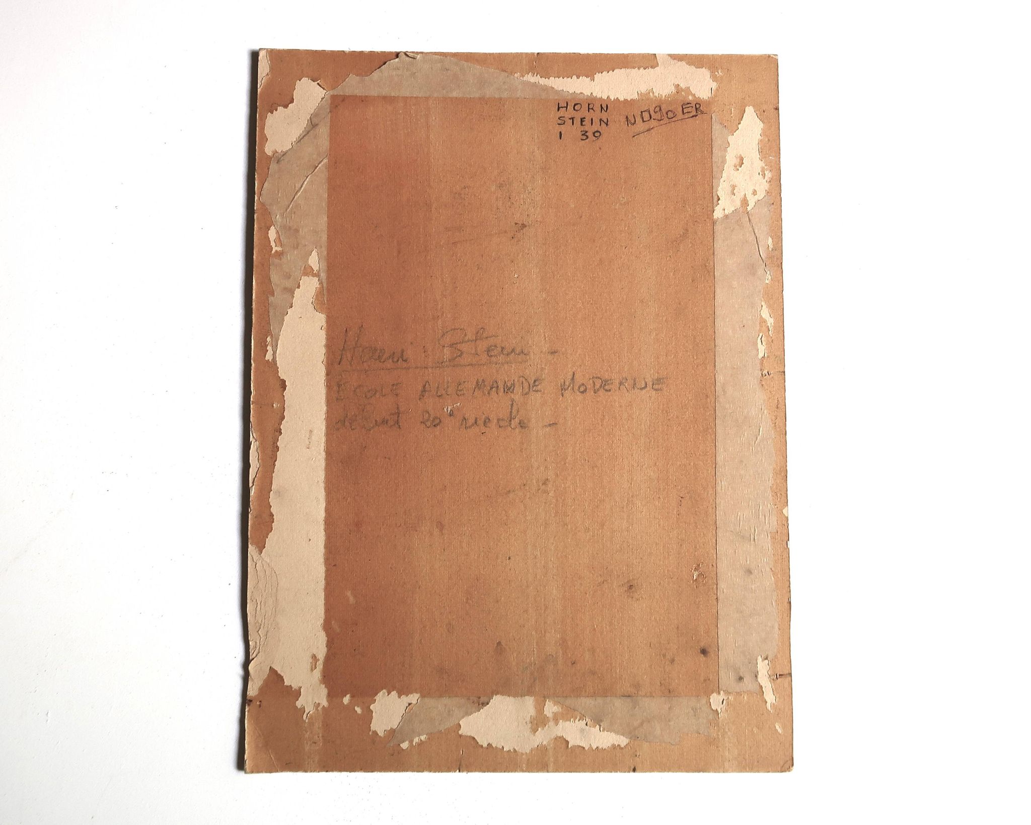 Tableau, peinture abstraite signée, école Allemande moderne, années 50