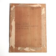 Tableau, peinture abstraite signée, école Allemande moderne, années 50