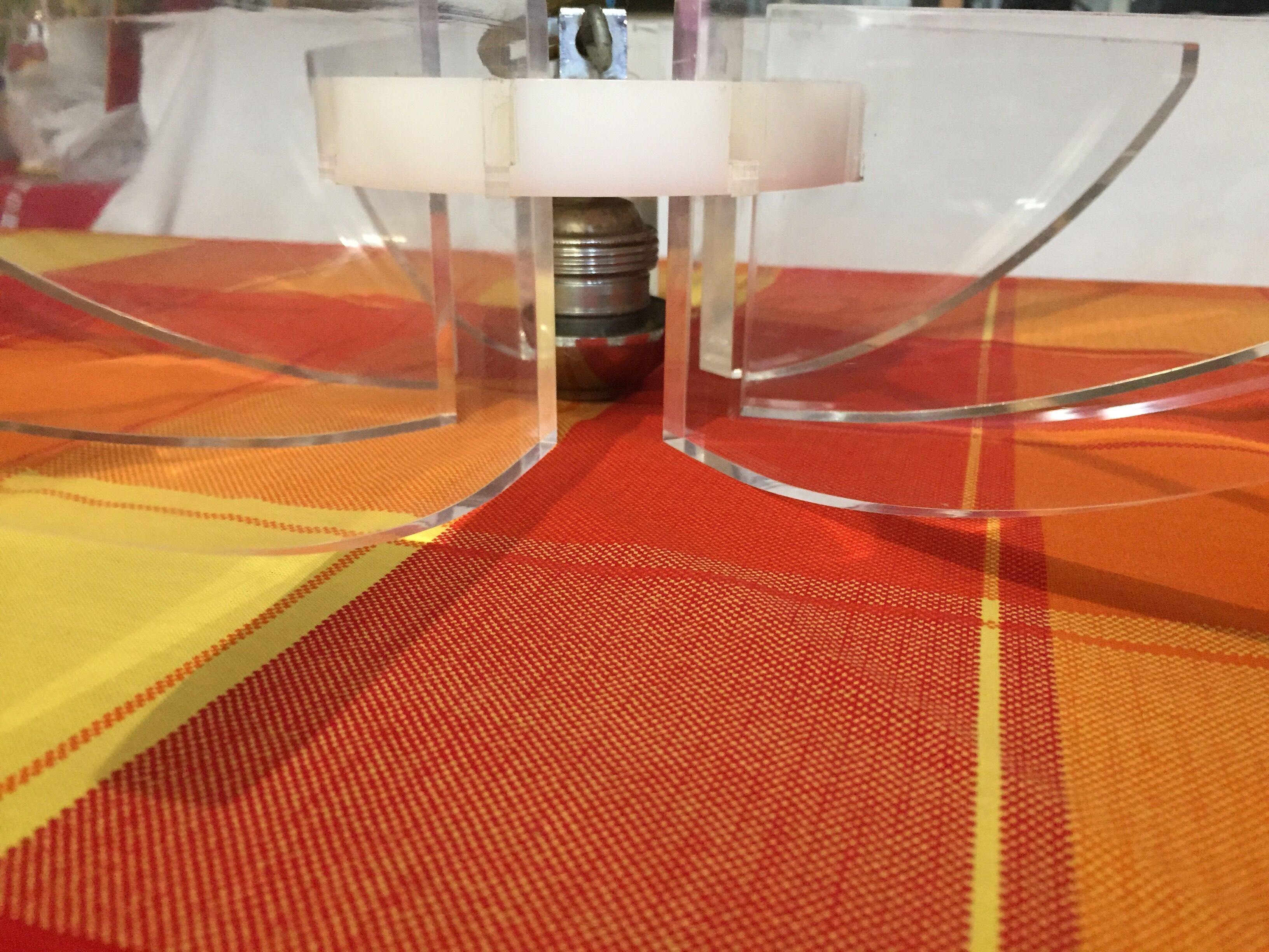 André Jean Doucin design ceiling light vintage 1970