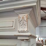 Bookcase in patinated oak