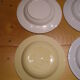 Set of 6 different hollow plates
