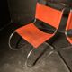 Pair model chair MR10 design Ludwig Mies Van Der Rohe