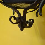 Antique french gothic style hanging lantern, from around 1900.