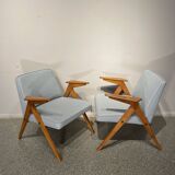 Pair of armchairs "Bunny" Proj. Józef Chierowski "Bunny" 1960'