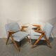 Pair of armchairs "Bunny" Proj. Józef Chierowski "Bunny" 1960'