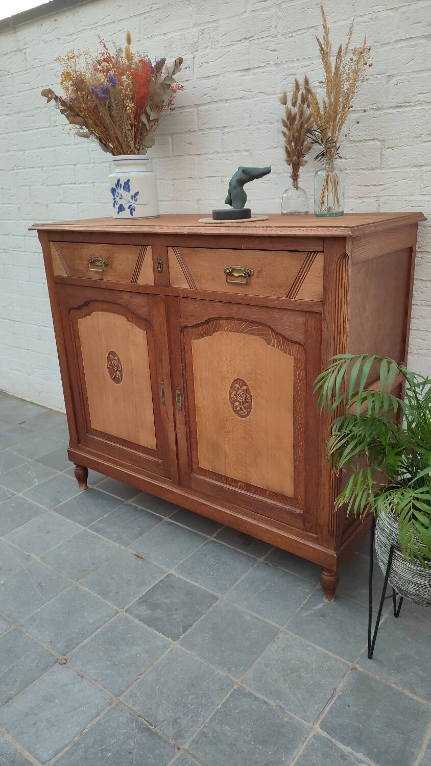 Art Deco oak sideboard