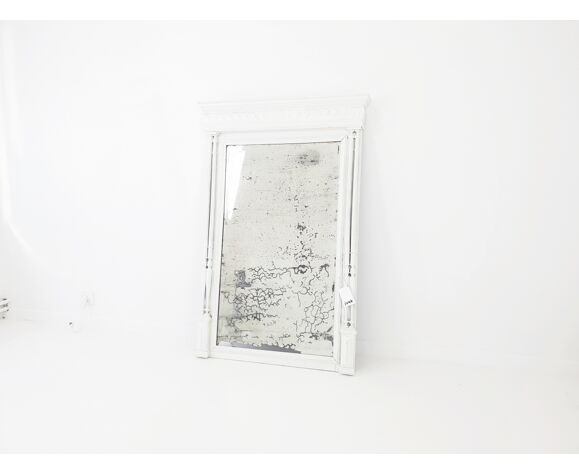 Miroir ancien piqué 85x127cm | Selency