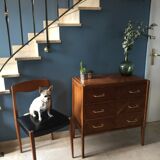 Vintage 1950's chest of drawers in golden oak