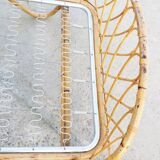 Rattan basket bed