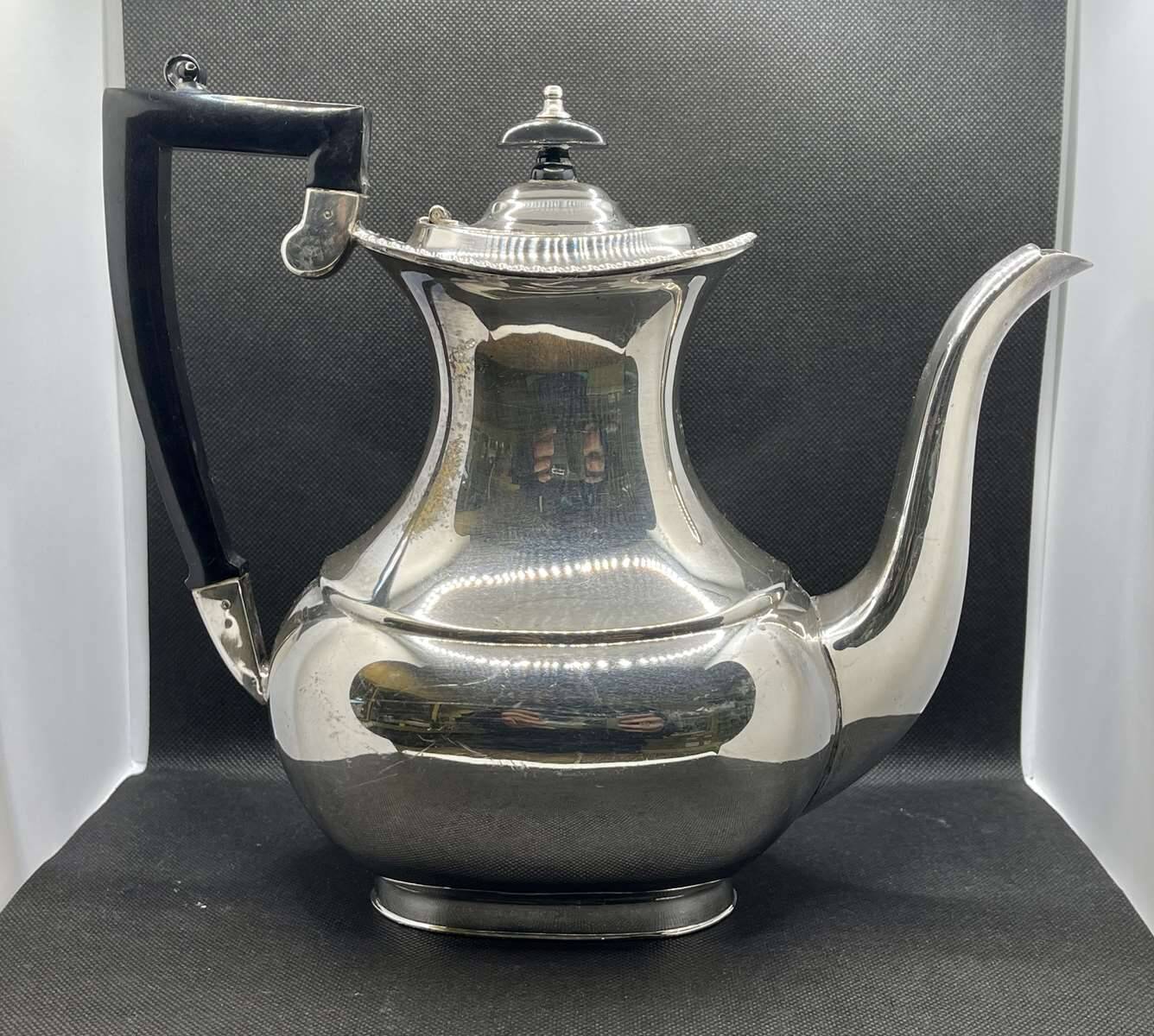 English silver metal jug from the 1930s