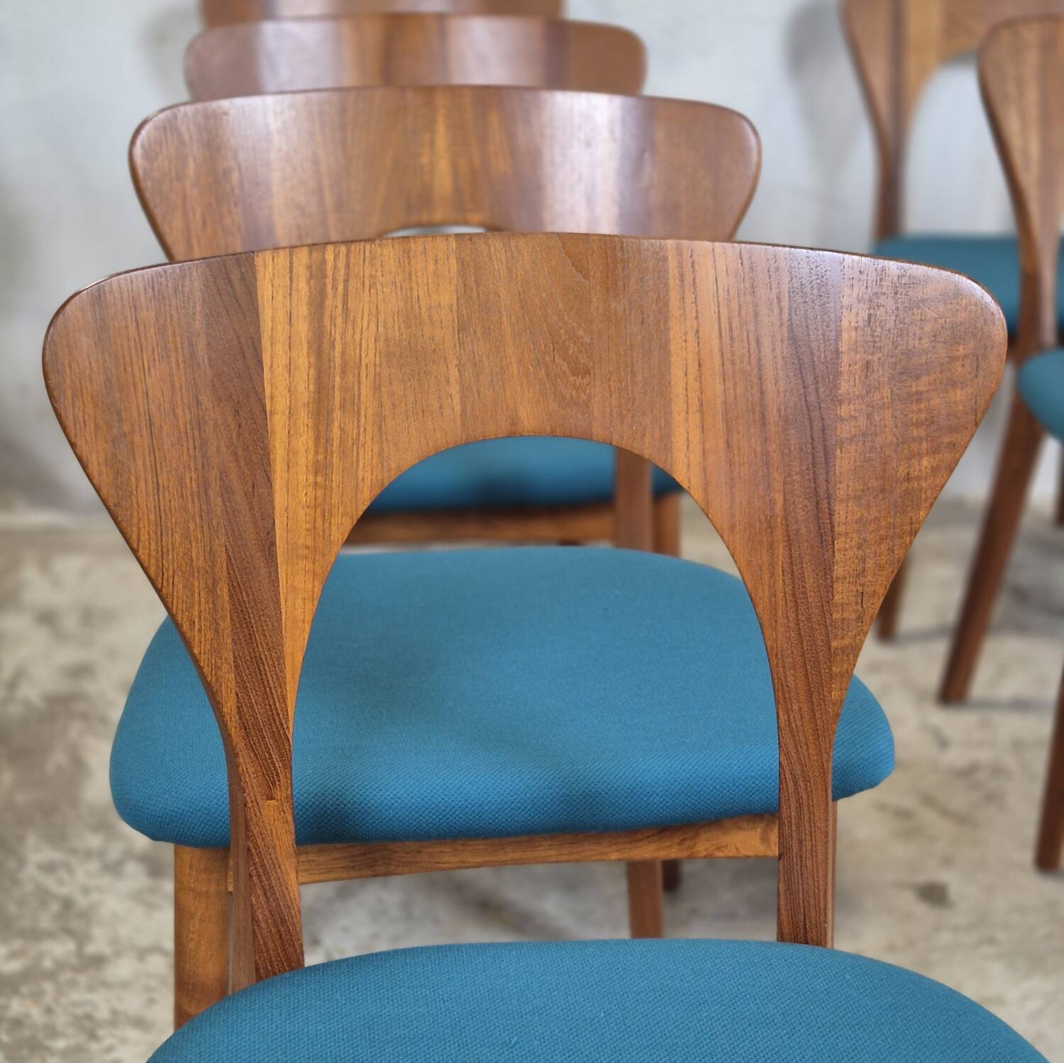 Niels Koefoed 'Peter' Danish chairs vintage