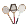 Trio of tennis rackets from the 60s