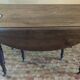 Antique oval table