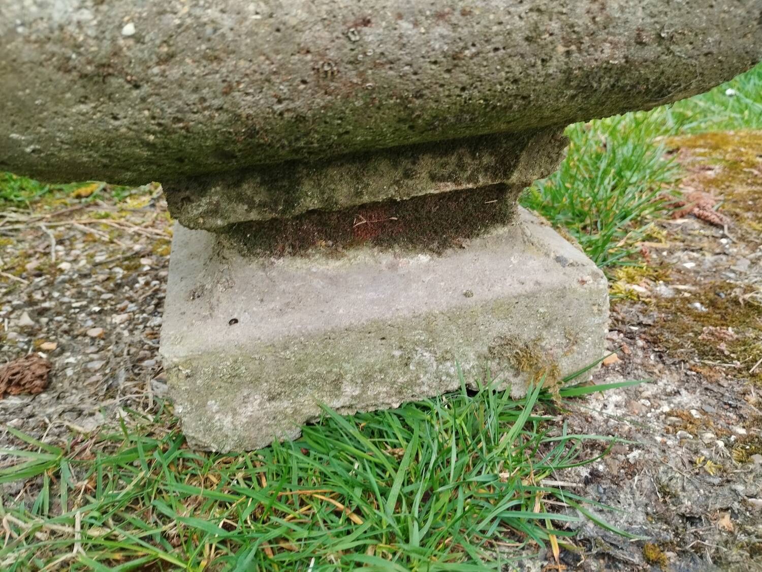 Pair of vintage antique stone Medici planters