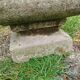 Pair of vintage antique stone Medici planters