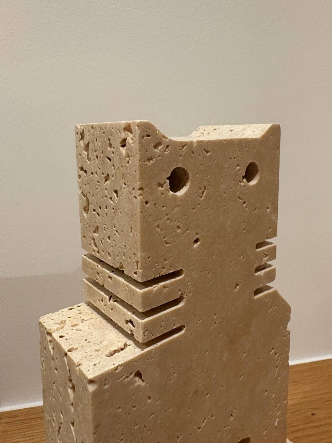 Paire de chats en travertin, Fratelli Mannelli, Italie, 1970s