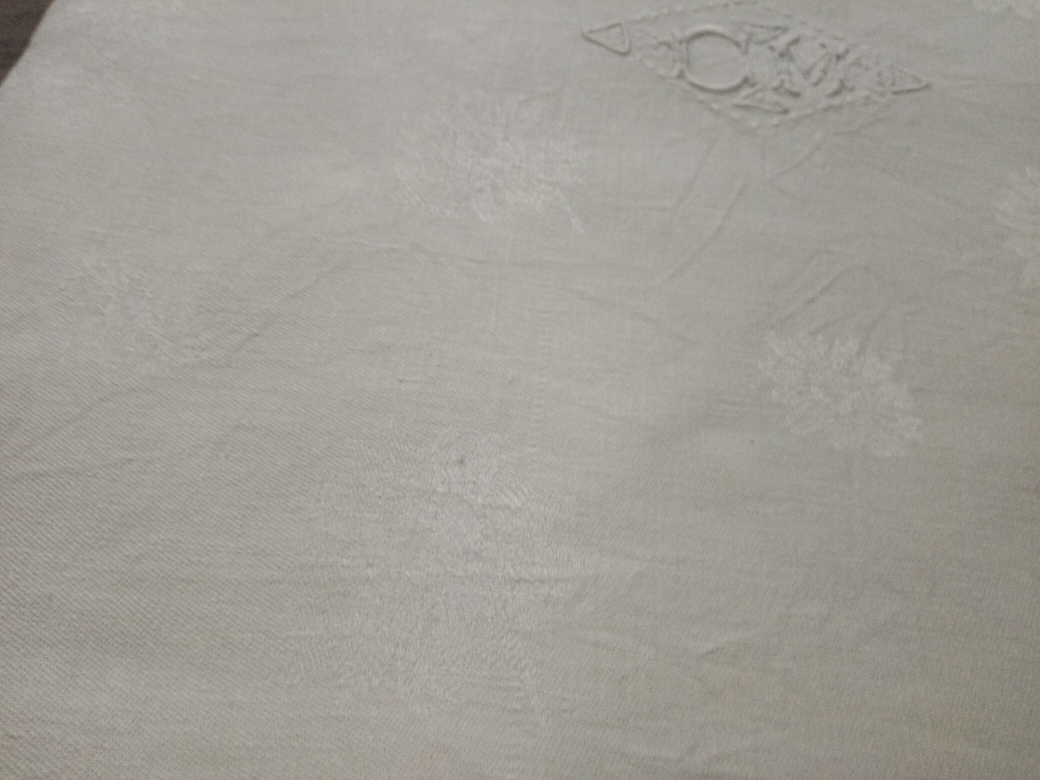 Set of 10 monogram embroidered towels CM and tablecloth