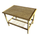 Bamboo and rattan coffee table