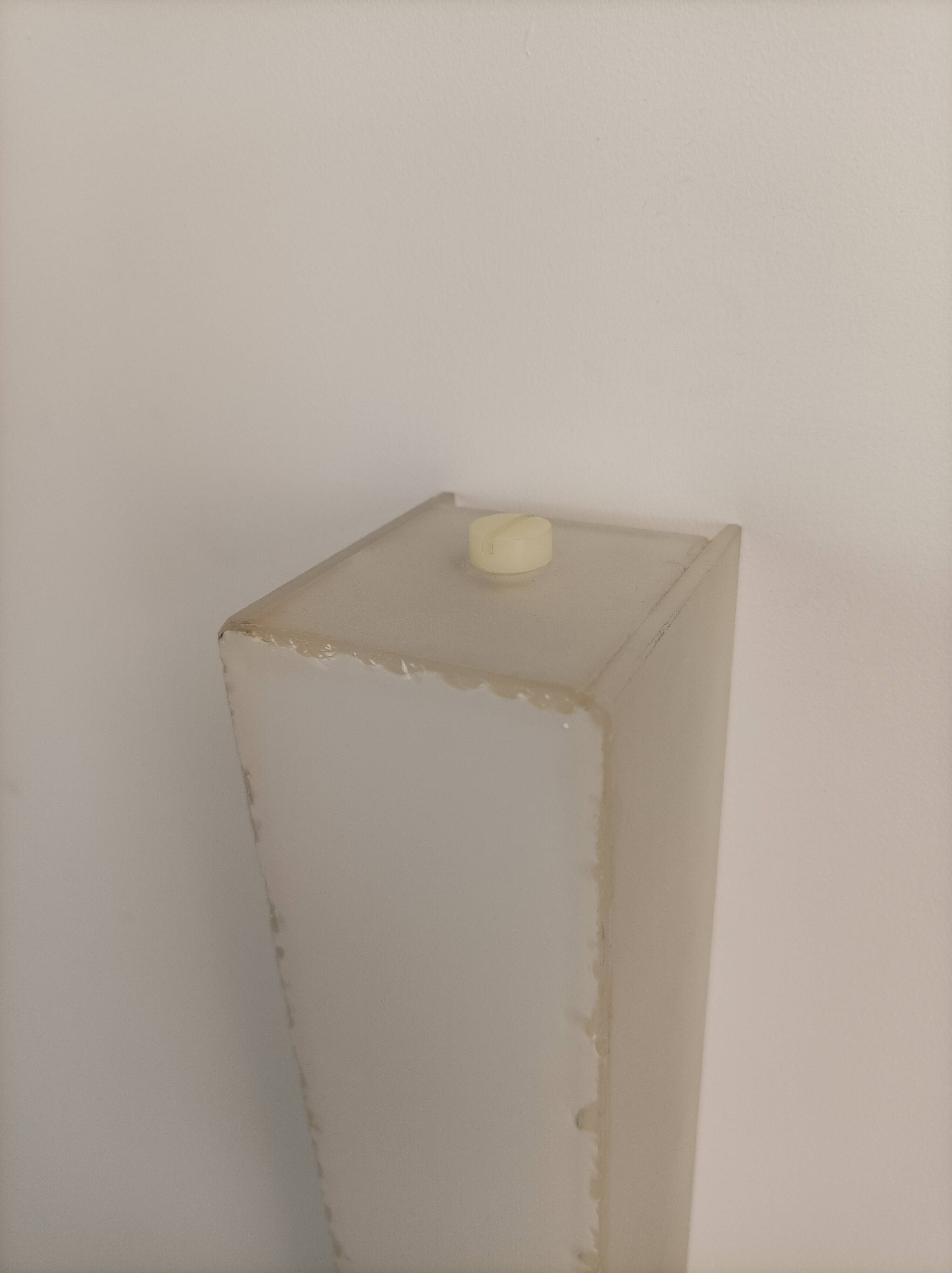 Jean Perzel workshop wall light model 1183 in etched glass