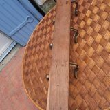 Wall coat rack with 5 hooks