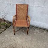 Wicker armchair