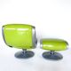 “Gluon” armchair and ottoman by Marc Newson, Moroso, 1993