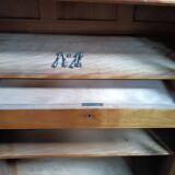 Rococo library in walnut