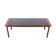 Rosewood coffee table with Denmark leather tray