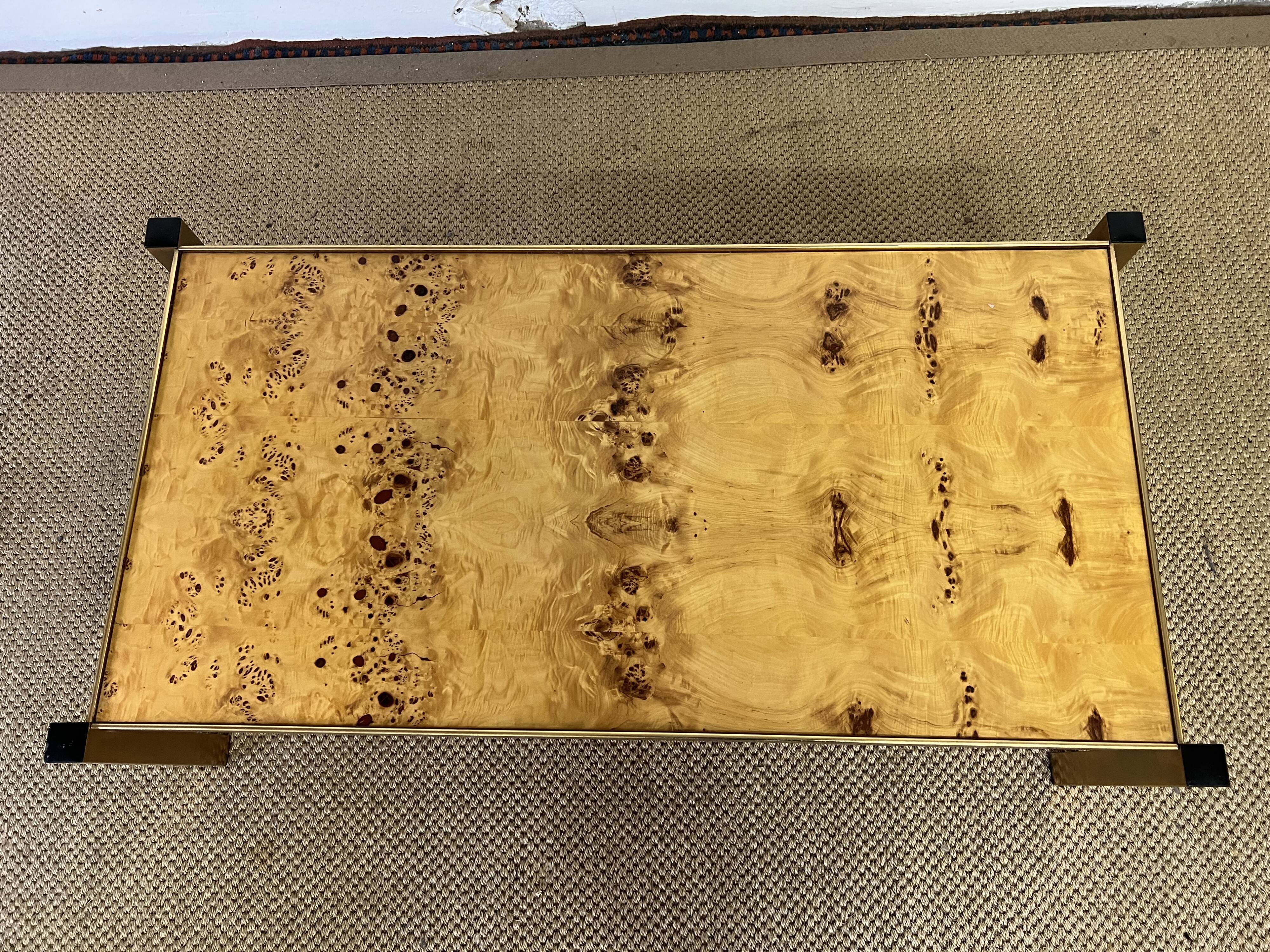 Elm magnifying glass coffee table