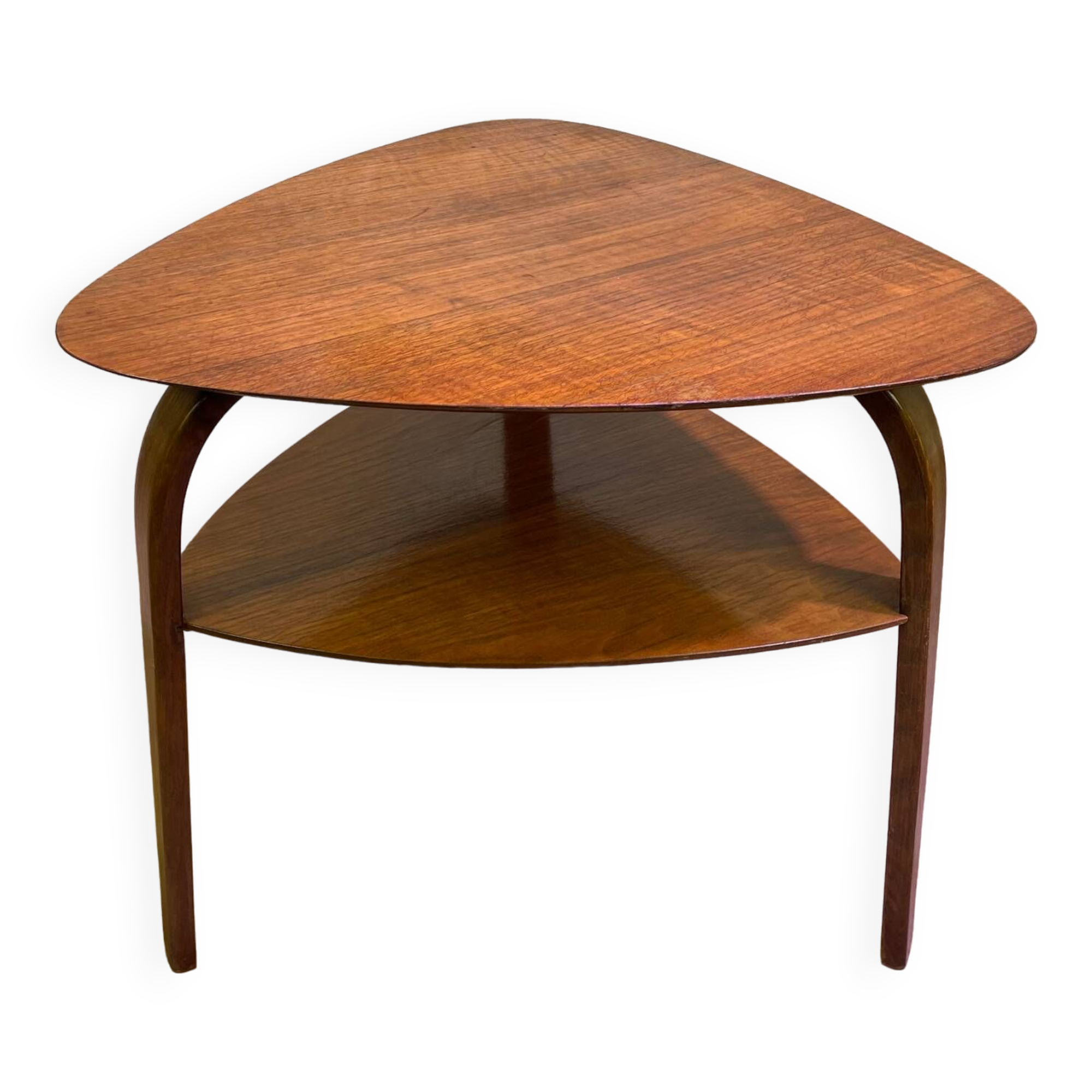 Bow Wood Pedestal Table by Steiner