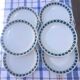 Set of 6 vintage Thomas Germany deep plates – Geometric design year