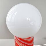 Lampe de table en verre de Murano 1960
