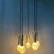 Suspension cascade Space Age Mid-Century / luminaire vintage