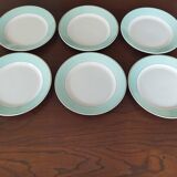 12 plates K&G Lunéville, model Meudon