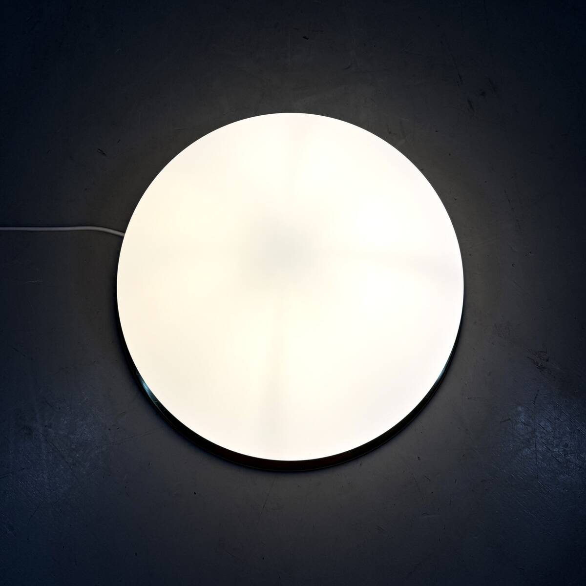 Glashütte Limburg ceiling lamp brass & satin glass