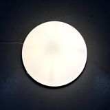 Glashütte Limburg ceiling lamp brass & satin glass