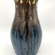 Old enamelled sandstone vase, by Joseph Talbot, Sandstone of La Borneé - 1930s