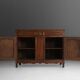 Antique Flemish Solid Oak Cabinet, ca. 1850